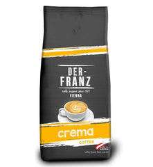 DER-FRANZ Kaffee Crema, Intensité 4/5, 100% Arabica, ganze Kaffeebohnen, 1000g