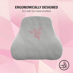 Coussin de tête Razer - Coussin de nuque et de tête pour chaises de jeu (conception ergonomique, mousse à mémoire de forme, housse en velours noir doux) Quartz Naty Shop Oreillers standard