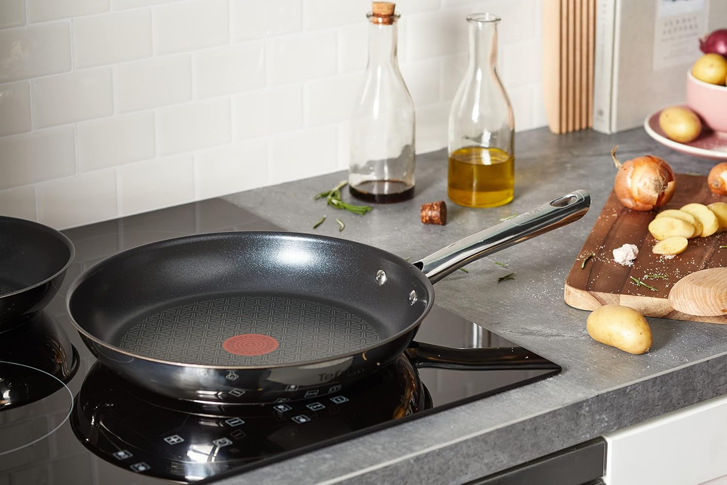 TEFAL DUETTO Set tigaie 3 piese 20/24/28 cm, inducție Oale si Tigai Naty Shop