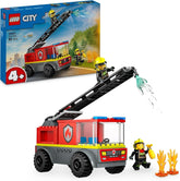 LEGO City Fire Ladder Truck - Camion de pompiers jouet avec 2 figurines de pompiers pour garçons et filles à partir de 4 ans - jouet éducatif - cadeau pour les enfants d'âge préscolaire 60463 Jeux de construction Besuche den LEGO-Store Titre par défaut
