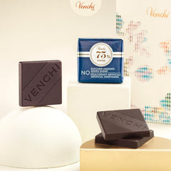 Venchi – Granblend Extra Black 75% SANS Sucre Ajouté, 1 kg – SANS Édulcorants Artificiels – Sans Gluten – Végétalien