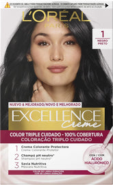 L'Oreal Excellence Creme N.1 Vopsea pentru par Naty Shop 1 1 bucată (pachet de 1)