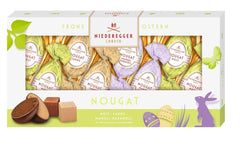 Niederegger | Œufs de nougat | 1x100g | Œufs de nougat aux noix, crème et caramel aux amandes | Enrobé de chocolat au lait | Oeufs de Pâques | Cadeau de Pâques