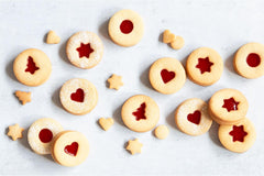 Lot de 5 boîtes à biscuits Städter Linzer, design Spitzbub, acier inoxydable - diamètre 4 cm - hauteur 1,5 cm - convient pour la pâtisserie ou le bricolage, 954199, argent
