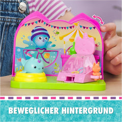 DREAMWORKS GABBY'S DOLLS HOUSE – Ensemble de jeu de chambre de luxe, salle de fête Kitty Narwhale, meubles et accessoires à thème, à partir de 3 ans