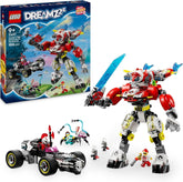 LEGO Dreamzzz Cooper's Tiger Mech et Zero's Hot Rod Car Jouet voiture pour enfants de 9 ans, garçons et filles, cadeau 2 en 1 Mech et figurine 71497 Ensembles de construction Besuche den LEGO-Store Default Title