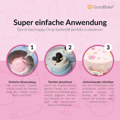 Colorant alimentaire lilas pastel Goodbake (11 ml) - Colorant alimentaire à haute dose - Pour colorer les gâteaux, fondants, crème au beurre, macarons, boissons, slime et bien d'autres articles. 100% végétalien