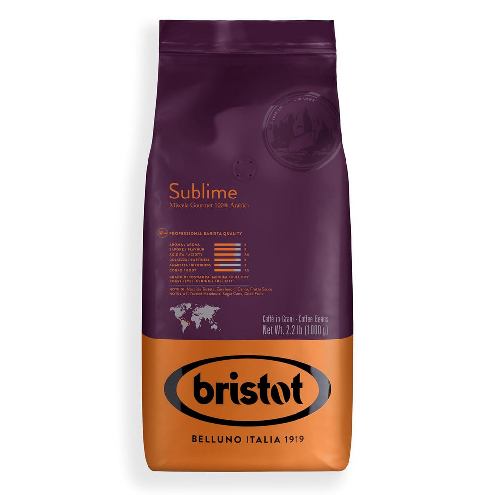 Café Espresso Bristot - Sublime 100% Arabica, 1000g en grains