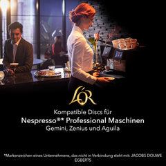 L'OR Suprême Lungo Intense 5, doux, Intensité 5/10, capsules de café compatibles Nespresso* Pro, 50 capsules