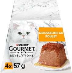 Revelations Muslin cu Pui și Sos | Mâncare pentru Pisici Adulte | 4 x 57 g