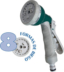 Tuyau d'arrosage C2107N2 avec 7 formes, 15 m, vert