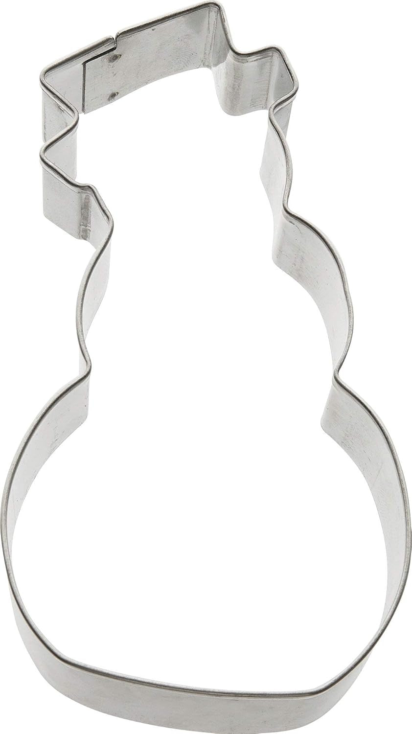 Zenker Emporte-pièce bonhomme de neige, emporte-pièce de Noël, emporte-pièce fondant, emporte-pièce de haute qualité, aide de cuisine en tôle d'acier, couleur : argent