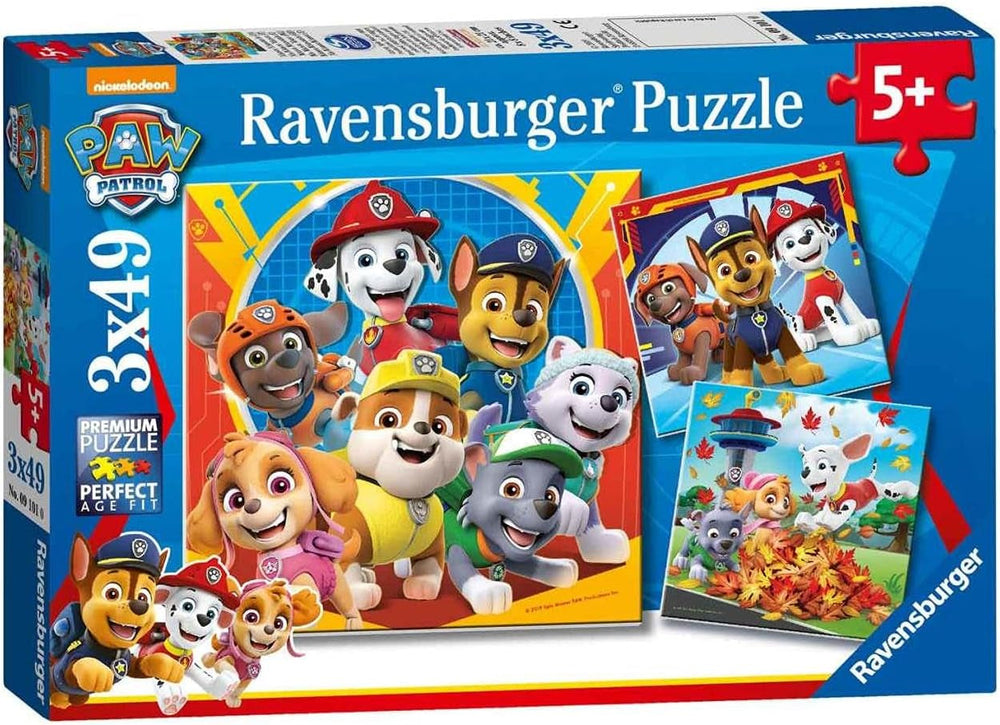 Ravensburger puzzle pour enfants 3X49 pièces - Paw Patrol - Paw Patrol Puzzle Naty Shop Single