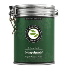 „Oolong Imperial BIO” Ceai Oolong din China vrac, fără aromă, ingrediente naturale Cutie de 150 grame de la Alveus