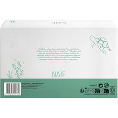 Naïf - Lingettes humides sans plastique - 1296 pièces (24 pièces x 54 lingettes humides) - Soins fesses, corps et visage de bébé - 99% d'eau - 0% parfum & alcool