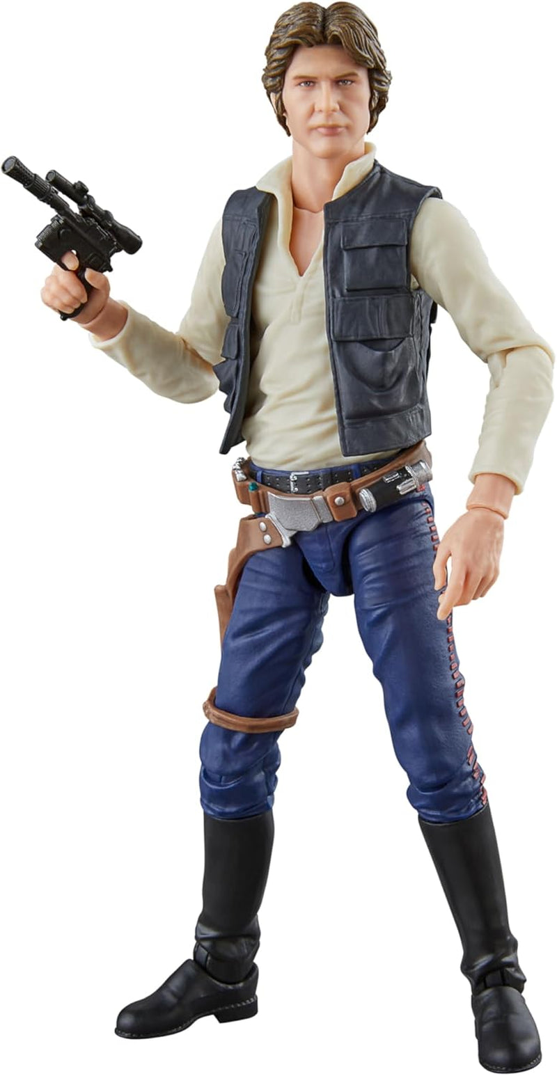 Star Wars The Black Series Han Solo, Star Wars : A Hope Premium Collectible Action Figure (15 cm) Figurines Naty Shop Titre par défaut