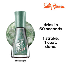 Insta-Dri Holo-Glow All That Shimmers Vernis à ongles facile à utiliser, longue durée, belles couleurs, facile à appliquer sur les ongles, sans éclats, 19 ml
