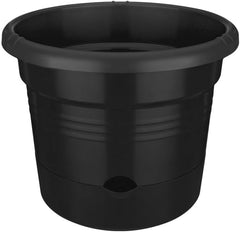 elho Green Basics Tomato pots 33 - Pots de fleurs pour la culture et la récolte en extérieur - Ø 33,5 x H 26,0 cm - Noir/Noir vif