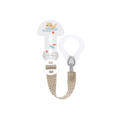 MAMAN Clip-le ! & Cover Attache-tétine avec protège-tétine, Attache-tétine réglable en longueur avec anneau amovible, Convient aux sucettes, anneaux de dentition et jouets, Lapin