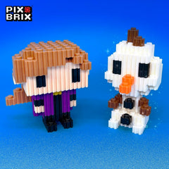 Pix Brix Pixel-Art-Set, 500 Stück, mittlere Serie, Mehrfarbig (57017)