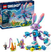 LEGO Dreamzzz Izzie et Bunchurro Le lapin de jeu, jouet pour enfants de 7 ans et plus, ensemble de jeu 2 en 1 avec figurine de héros et Cyberling pour une expérience de jeu imaginative 71490 Ensembles de construction Besuche den LEGO-Store Default Title