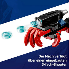 LEGO | Marvel Miles Morales Mech vs. Spider-Man 2099 - Superhelden Spielzeug mit Actionfigur und 2 Minifiguren sowie Razor-Web und Power-Blast-Elementen - Geschenk für Jungen ab 6 Jahren - 76337