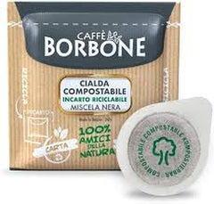 450 x Borbone Professional Pods, Noir (3 paquets avec 150 pièces) + pochette gratuite (450, NOIR)