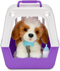 Little Live Pets My Really Real Puppy – Patches; Interaktiver Welpe; 60+ Geräusche/Reaktionen; realistisches Aussehen; 1 aus 72 Varianten; Spielset mit Transportbox; Batterien enthalten; ab 5 Jahren
