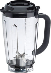 Cloer 6980 Vakuum Standmixer / 800 Watt / 21.000 U/Min. / Inkl. Vorratsbehälter/Vakuumventil/Automatikprogramme/Eis-Crush-Funktion/Reinigungsfunktion/Schwarz, 1500 Milliliters Bucatarie Naty Shop