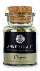 Ankerkraut Oregano Gewürz, getrocknet gerebelt, perfekt für Pizza Suppe Tomate und Fisch, Kräuter zum Würzen, mediterrane Küche für zu Hause, Lecker Kochen, 20g im Korkenglas