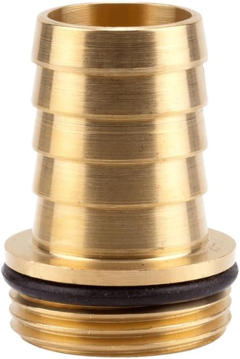 Buse en laiton Gardena : connecteur en laiton pour valves de pied et intermédiaires, adapté aux tuyaux de 25 mm (1 pouce) (7251-20)