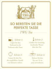 TWG Tea | Moon & Sky Selection | Cutie de ceai cu 3 sortimente | 15 pliculețe de ceai cusute manual din bumbac | Set cadou