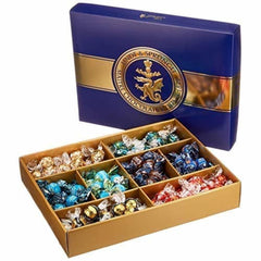 Lindt Schokolade LINDOR et ROULETTE Mélange | 1473G| Kugeln Mit Zartschmelzender Füllung Sowie Köstliche | 8 Sorten | Pralinengeschenk | Schokoladengeschenk | Großpackung Naty Shop Chocolats Lindor + Boîte à Roulette Single