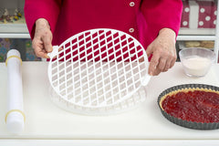 Emporte-pièce classique, blanc, taille Ø 30 cm