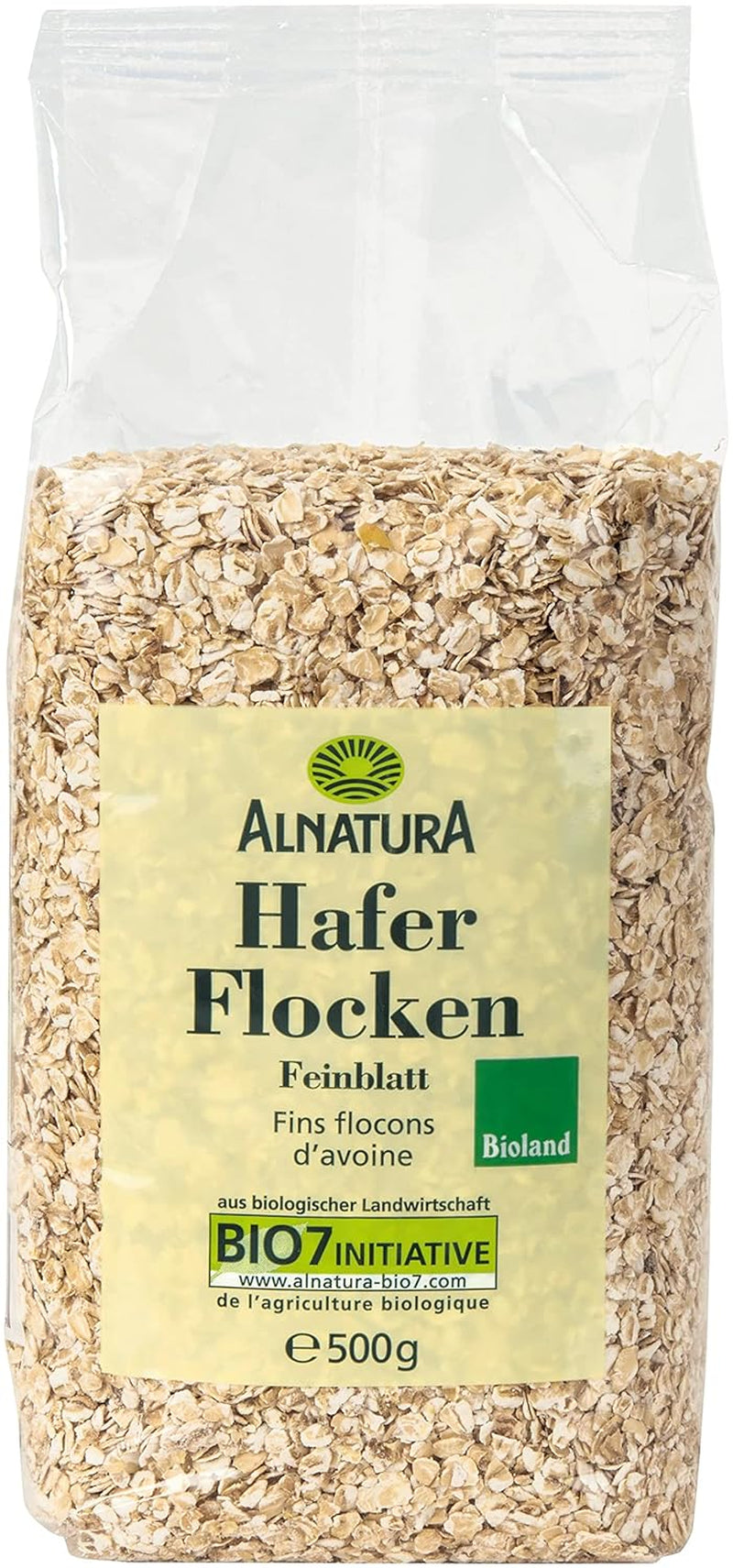 Fulgi de ovăz organici, fulgi mici, 500g (1 pachet)