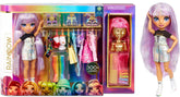 Rainbow High 571049 Fashion Studio - Exklusive Puppe mit Kleidung, Accessoires & 2 Funkelnden Perücken - Schaffen Sie 300+ Looks!