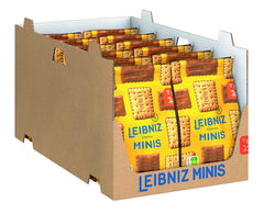 Leibniz Minis Choco Lot de 12 petits biscuits croquants au chocolat au lait en vrac pour le stockage ou la vente (12 x 125 g)