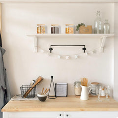 Pots de conservation Relaxdays avec couvercles en bambou lot de 3 bocaux carrés en verre 900 ml étanches boîtes de conservation alimentaires transparentes/naturelles Naty Shop