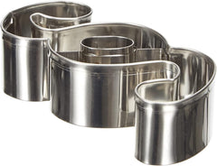 Boîte à biscuits Städter § Panneau 7,5 x 3 x 2 cm, Argent