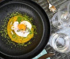 MÄSER 934064 Service de table moderne vintage pour 2 personnes, design mauresque avec vernis mat, service de table 8 pièces, assiettes et bols en céramique de haute qualité, grès, noir