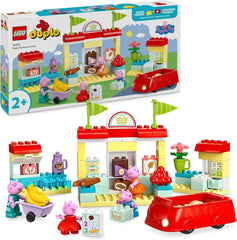 LEGO DUPLO 10434 Le supermarché de Peppa : jouet éducatif créatif et set de jeu, cadeau pour garçons et filles à partir de 2 ans, encourage la dextérité Jeux de construction Besuche den LEGO-Store Default title
