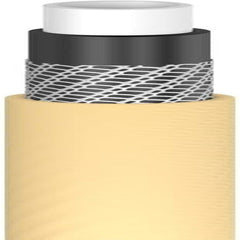 Tuyau d'arrosage Cellfast GROW, durable, flexible, 4 brins, tricot ATS durable, résistant aux UV et aux algues, sans métaux lourds, 27 bar, -20/+60°C, fermeture 1/2", 15m