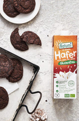 Natumi Bio Haferdrink Glutenfrei, 8 x 1L - Naturland zertifiziert, Laktosefrei, Glutenfrei, Ohne Zuckerzusatz, Bio, Vegan, Hergestellt mit deutschem Hafer, Milchfreie milchfreie Alternative