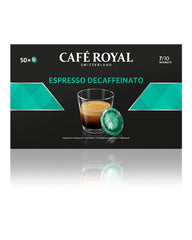 Espresso Forte 50 dosettes pour machine Nespresso professionnelle - Intensité 7/10 - UTZ-zertifiziert & Espresso Decaffeinato 50 dosettes pour machine Nespresso professionnelle - Intensité 7/10