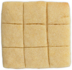 Boîte à biscuits en forme de cube, env. 6 cm, argent