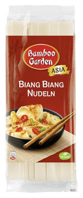Jardin de bambous - Nouilles Biang Biang | Nouilles chinoises extra larges | Idéal pour les sauces épicées Rapide à préparer Sachet de 300g