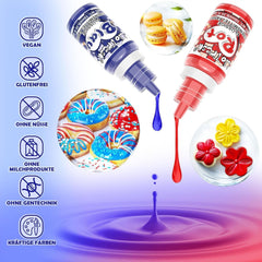 Set 10 coloranti alimentari, lichizi, 10 x 10 ml Naty Shop