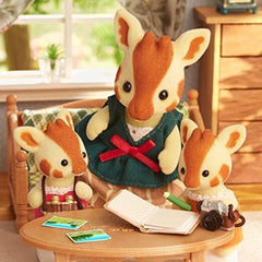 Sylvanian Families 5639 Famille Girafe - Figurines pour Maison de Poupées