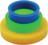 Anneaux de guidage pour petit twister, plastique, multicolore, 14 x 9 x 2,05 cm, 8 pièces