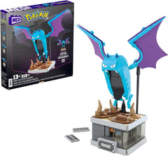 MEGA Pokémon Mini Motion-Golbat - meilleur au-dessus de 313 pièces pour un montage de montage, avec un bouton versteckten, avec fonction Flügelschlag, 13 cm de gros, très bien avec des exstellen, HTH72